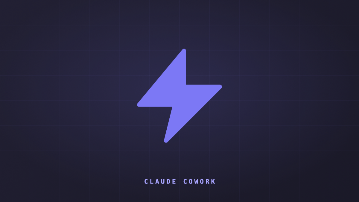Thick lightning bolt on Galileo14's violet background