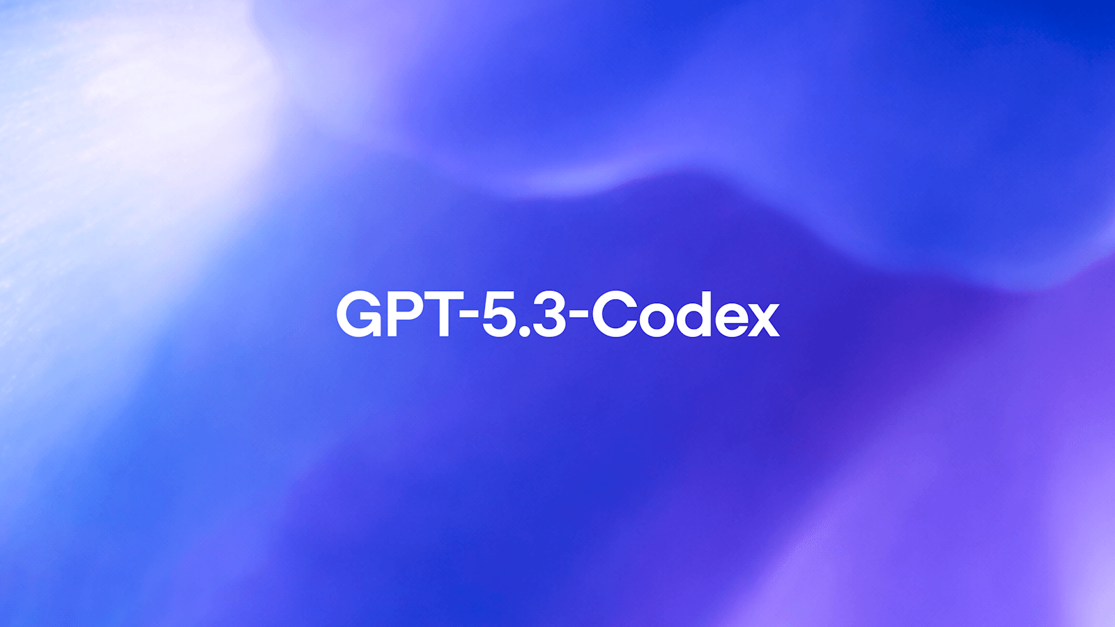 Official OpenAI GPT-5.3 Codex launch card