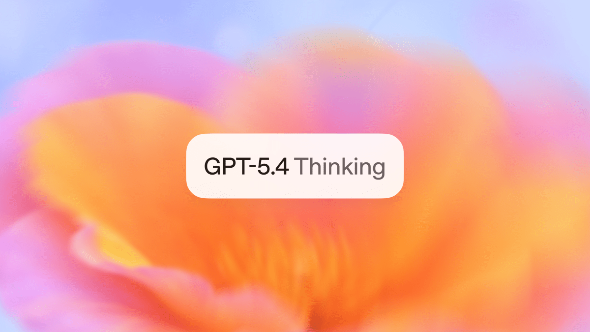Promotional graphic for OpenAI's GPT-5.4 launch