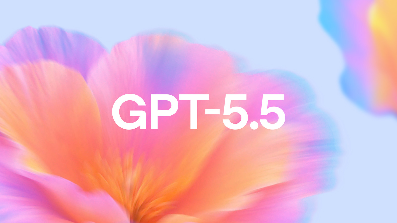 OpenAI official launch artwork for GPT-5.5