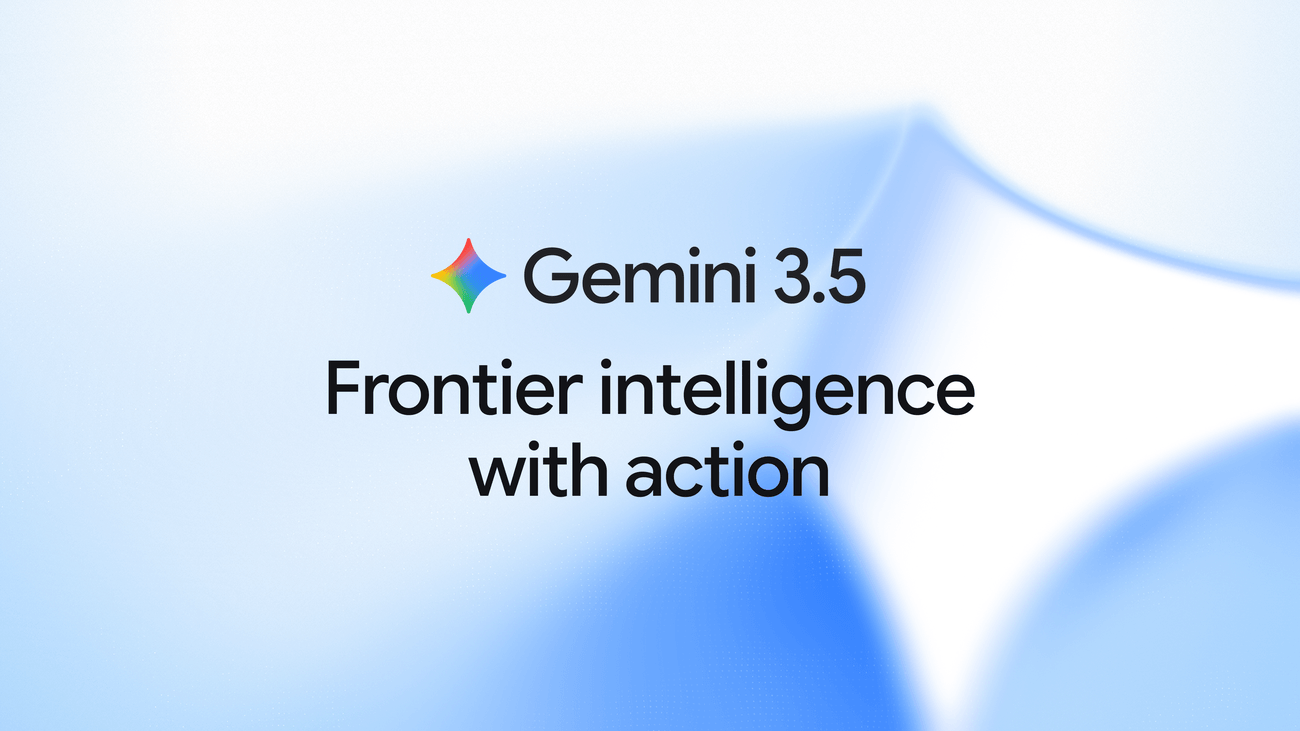 Google's Gemini 3.5 Flash model announcement card